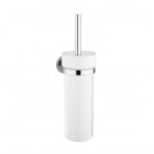 Oltens Gulfoss szczotka do WC wisząca z uchwytem biała ceramika/chrom 82101000