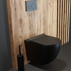 Oltens Gulfoss szczotka do WC stojąca czarny mat 82001300