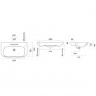 Oltens Gulfoss umywalka 80x46 cm nablatowa częściowo wpuszczana z powłoką SmartClean biała 41902000