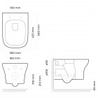 Oltens Gulfoss miska WC wisząca z powłoką SmartClean biała 42603000