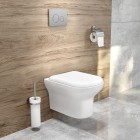 Oltens Gulfoss miska WC wisząca PureRim z powłoką SmartClean biała 42503000