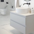 Oltens Gulfoss miska WC wisząca PureRim z powłoką SmartClean z deską wolnoopadającą 42508000