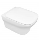 Oltens Gulfoss miska WC wisząca PureRim z powłoką SmartClean z deską wolnoopadającą Slim 42509000