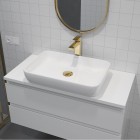 Oltens Gota bateria umywalkowa wysoka złoty połysk 32401800