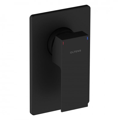 Oltens Gota bateria prysznicowa podtynkowa czarny mat 33101300