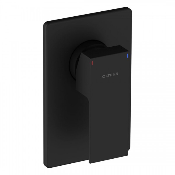 Oltens Gota bateria prysznicowa podtynkowa czarny mat 33101300