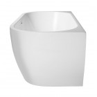 Oltens Begna wanna przyścienna 170x75 cm akrylowa owalna biała 12011000