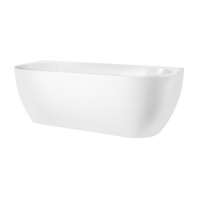 Oltens Begna wanna przyścienna 170x75 cm akrylowa owalna biała 12011000 Oltens Begna wanna przyścienna 170x75 cm akrylowa owalna biała 12011000