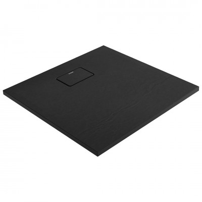 Oltens Bergytan brodzik kwadratowy 80x80 cm RockSurface czarny mat 17100300 Oltens Bergytan brodzik kwadratowy 80x80 cm RockSurface czarny mat 17100300