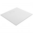 Oltens Bergytan brodzik kwadratowy 100x100 cm RockSurface biały 17102000