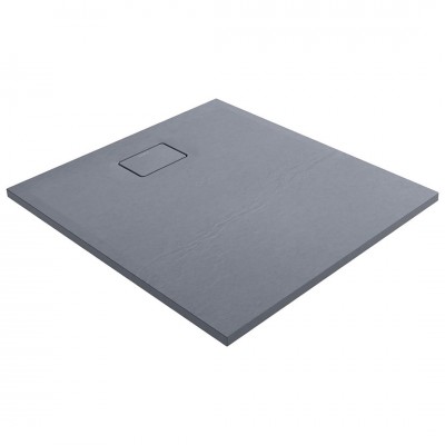 Oltens Bergytan brodzik prostokątny 100x90 cm RockSurface szary beton 15101700 Oltens Bergytan brodzik prostokątny 100x90 cm RockSurface szary beton 15101700