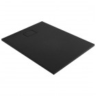 OUTLET Oltens Bergytan brodzik prostokątny 120x90 cm RockSurface czarny mat 15104300
