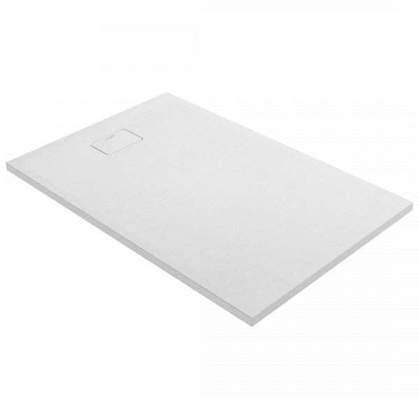 Oltens Bergytan brodzik prostokątny 140x90 cm RockSurface biały 15107000