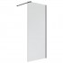 Oltens Bo ścianka prysznicowa Walk-In 100 cm profil czarny mat 22002300