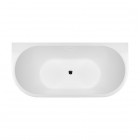 Oltens Delva wanna wolnostojąca przyścienna 170x80 cm akrylowa owalna biała 12019000
