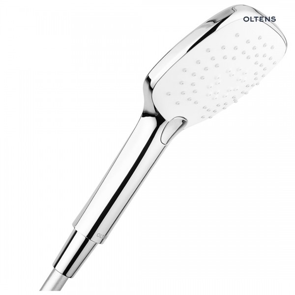 Oltens Driva EasyClick słuchawka prysznicowa chrom/biały 37102110
