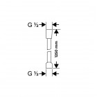 Oltens Driva EasyClick Gide zestaw prysznicowy czarny mat 36007300