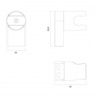 Oltens Driva EasyClick Gide zestaw prysznicowy czarny mat 36007300