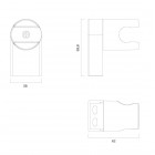 Oltens Driva EasyClick Gide zestaw prysznicowy złoty połysk/biały 36007080