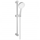 Oltens Driva EasyClick Alling 60 zestaw prysznicowy chrom/biały 36001110