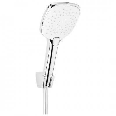 Oltens Driva EasyClick Gide zestaw prysznicowy chrom/biały 36008110