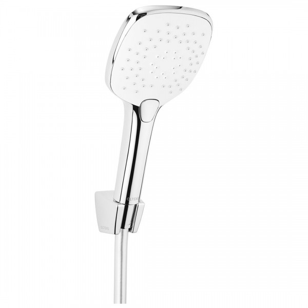 Oltens Driva EasyClick Gide zestaw prysznicowy chrom/biały 36008110