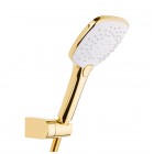 Oltens Driva EasyClick Gide zestaw prysznicowy złoty połysk/biały 36008080