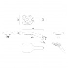 Oltens Driva EasyClick Gide zestaw prysznicowy czarny mat 36008300