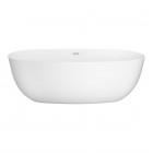 Oltens Ebba wanna wolnostojąca 170x80 cm owalna akrylowa biała 12012000