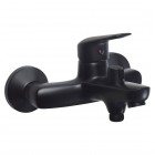 Deante Boro bateria wannowa ścienna czarny mat BMO_N10M