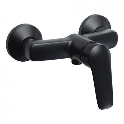 Deante Neo Boro bateria prysznicowa ścienna czarny mat BMO_N40M