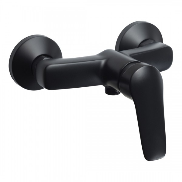 Deante Neo Boro bateria prysznicowa ścienna czarny mat BMO_N40M