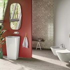 Catalano Green Lux umywalka wolnostojąca 55 cm odpływ podłogowy biała 1FRGRLX00