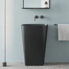 Catalano Green Lux umywalka wolnostojąca 55 cm odpływ podłogowy czarny mat 1FRGRLXNS