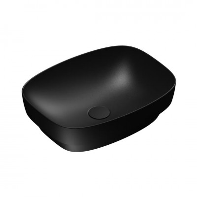 Catalano Green Lux umywalka wpuszczana 50x38 cm czarny mat 150AGRLXNS