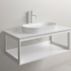 Catalano Horizon umywalka nablatowa 60x35 cm biały błyszczący 160AHZ00