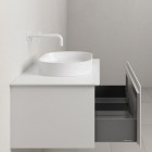 Catalano Horizon umywalka nablatowa 60x35 cm biały błyszczący 160AHZ00