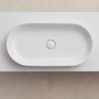 Catalano Horizon umywalka nablatowa 70x35 cm biały błyszczący 170AHZ00