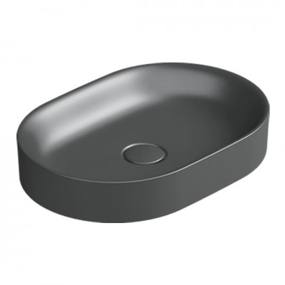 Catalano Horizon umywalka nablatowa 50x35 cm czarny mat 150AHZNS
