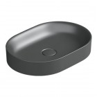 Catalano Horizon umywalka nablatowa 50x35 cm czarny mat 150AHZNS