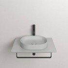 Catalano Horizon umywalka nablatowa 50x35 cm szary mat 150AHZCS