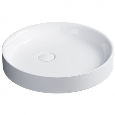 Catalano Horizon umywalka nablatowa okrągła 50 cm biały błyszczący 150THZ00