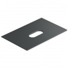 Catalano Horizon blat ceramiczny 75x50 cm czarny mat 1PC7550NS