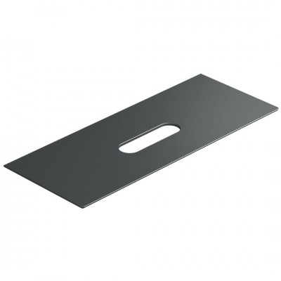 Catalano Horizon blat ceramiczny 125x50 cm czarny mat 1PC12550NS