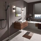 Hansgrohe Vivenis bateria umywalkowa 3-otworowa czarny mat 75033670