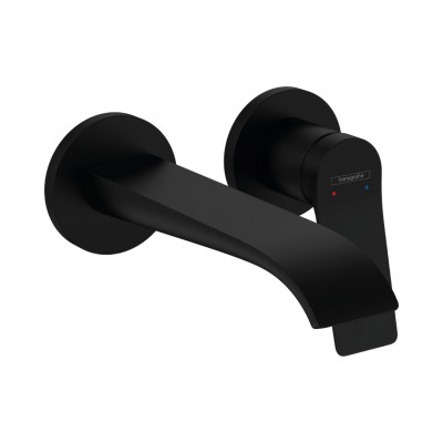 Hansgrohe Vivenis bateria umywalkowa podtynkowa wylewka 19,2 cm czarny mat 75050670