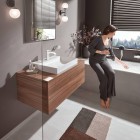 Hansgrohe Vivenis bateria umywalkowa stojąca biały mat 75020700