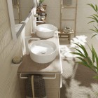 Hansgrohe Vivenis bateria umywalkowa stojąca wysoka biały mat 75040700