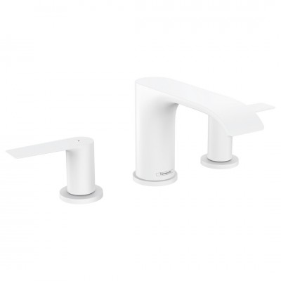 Hansgrohe Vivenis bateria umywalkowa 3-otworowa biały mat 75033700
