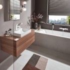 Hansgrohe Vivenis bateria wannowa ścienna biały mat 75420700